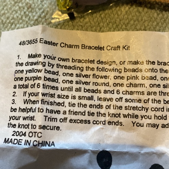 Easter charm bracelet craft kit bundle - Picture 5 of 5
